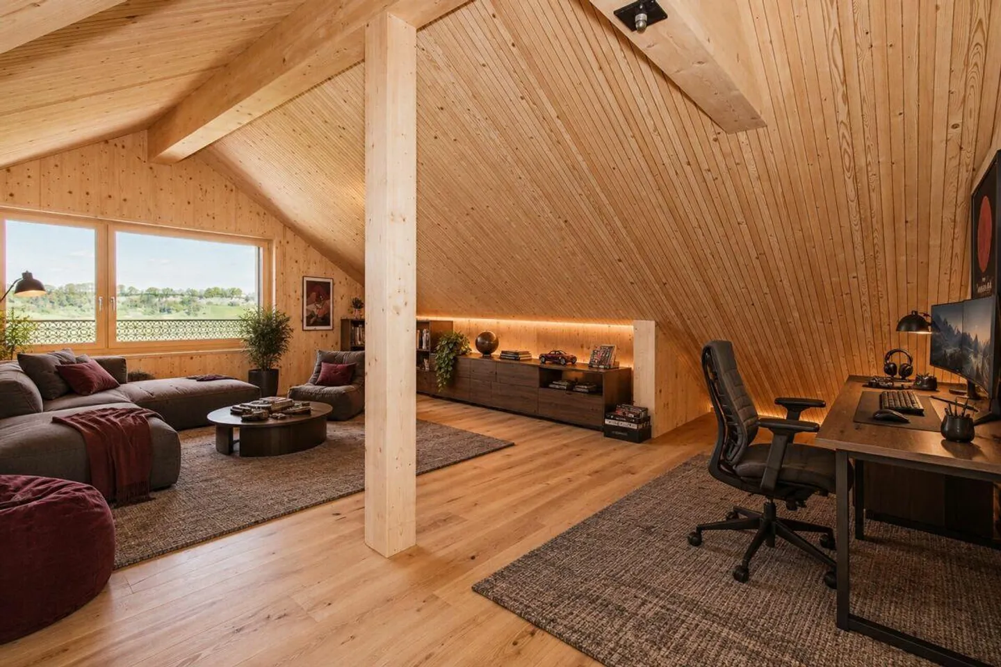 La Loge au-dessus du lac de Constance - Maisonette de 5,5 pièces en bois massif... - Photo 8 sur 16