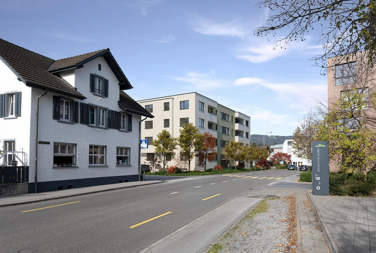 Vue panoramique d'un appartement en attique de 4,5 pièces avec terrasse sur le toit - Photo 3 sur 7