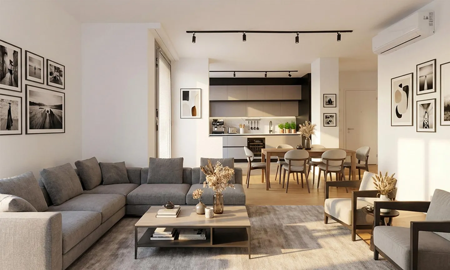 LUMINEUX 3.5 PIÈCES RÉNOVÉ AVEC 3 TERRASSES À CASSARATE - Photo 1 sur 11