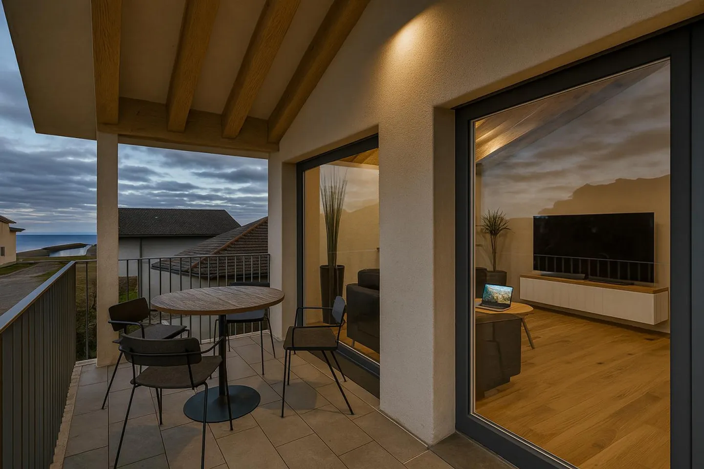 Moderno appartamento di 3,5 stanze in nuova costruzione a Seewis-Pardisla - Foto 5 di 9