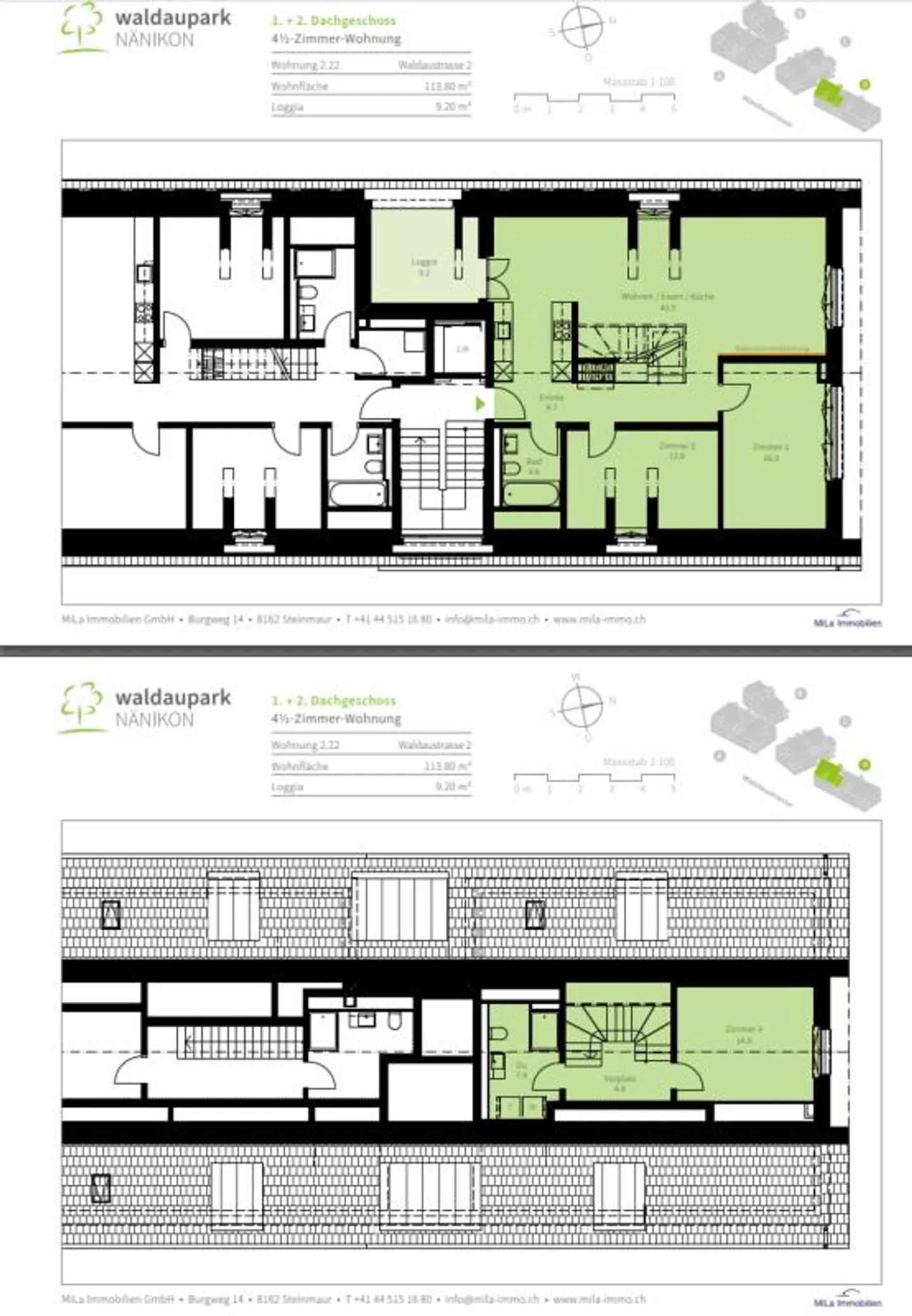 Modern Penthouse Apartment in the Heart of Nänikon - Photo 11 of 11