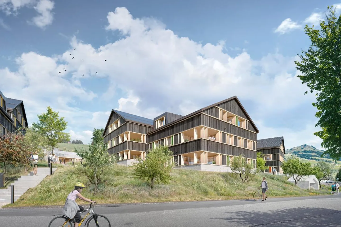 Moderne appartamenti nuovi di 3,5 stanze con vista, Rässes Appenzell - Foto 1 di 3