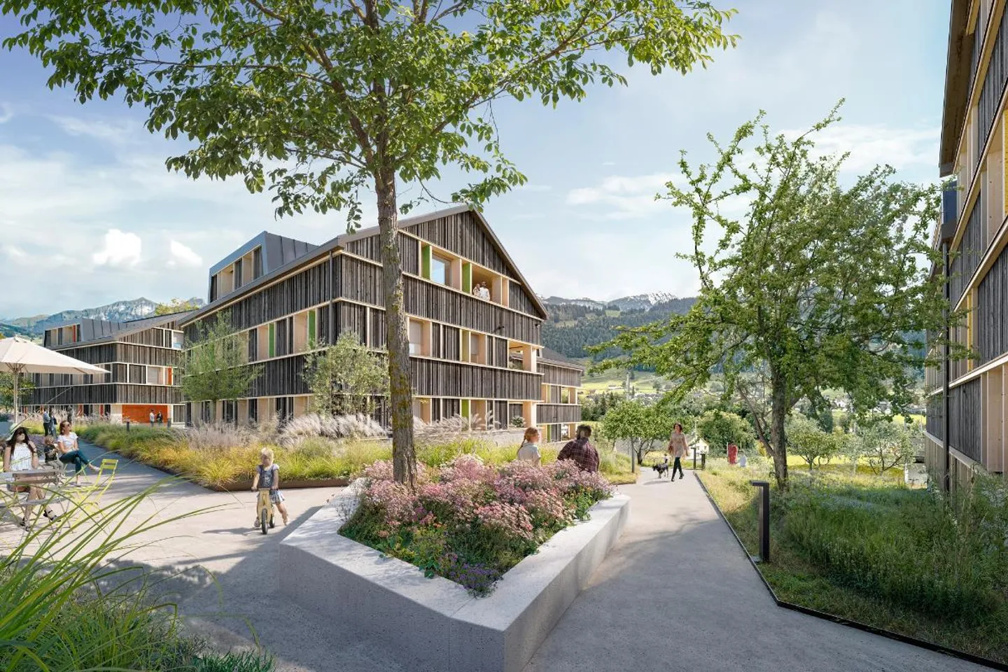 Moderne appartamenti nuovi di 3,5 stanze con vista, Rässes Appenzell - Foto 2 di 3