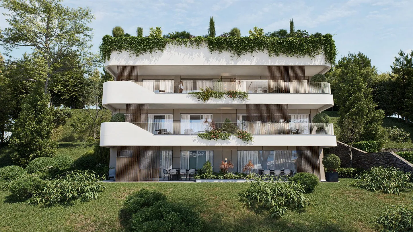 Exklusive 3,5 Zimmer mit Seeblick, Garten und Ausstattungen - Foto 1 von 12