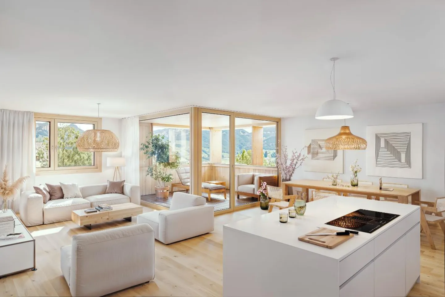 Moderne appartamenti nuovi di 3,5 stanze con vista, Rässes Appenzell - Foto 3 di 3