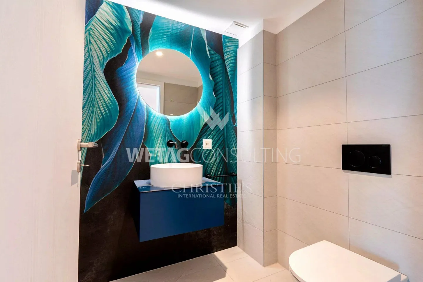 Villa a schiera moderna con giardino privato e vista panoramica sul lago di Lugano in vendita a Lugano-Aldesago - Foto 8 di 10