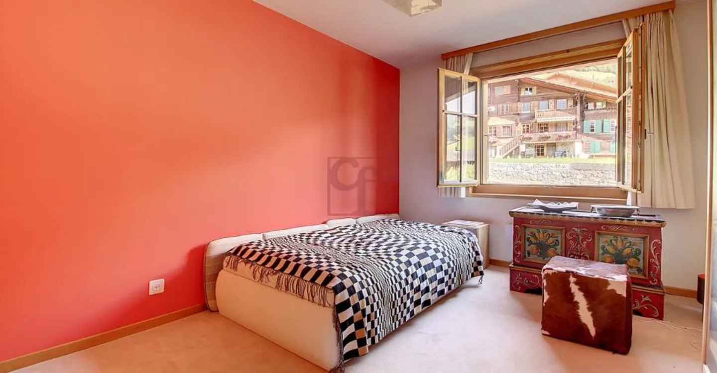 Château-d'Oex – Helle 4,5-Zimmer-Wohnung mit Balkon - Foto 8 von 10