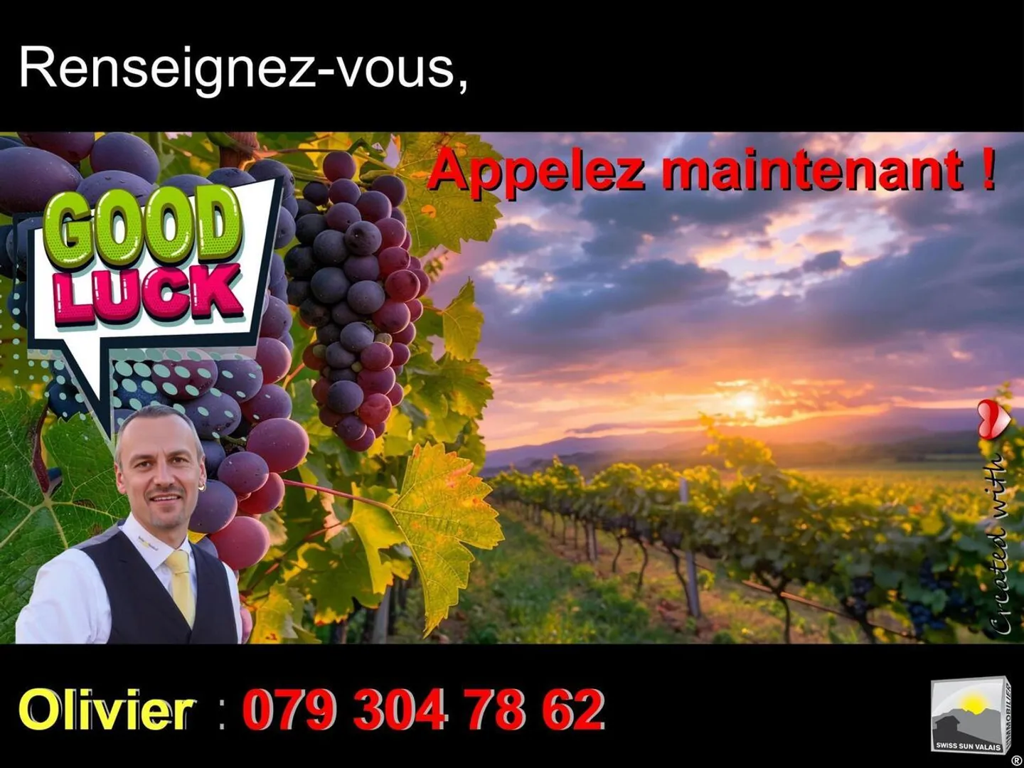 SIERRE/ io sono "CHALK": Vigna su filo nella 1ª zona di oltre 4.700 m² - Foto 2 di 2