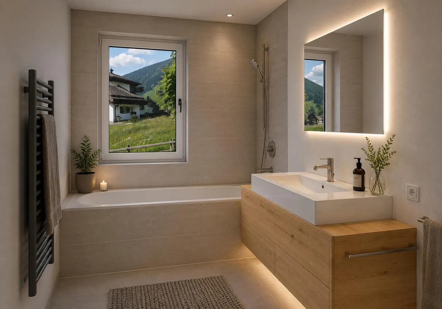 Geräumige Gartenwohnung mit Aussicht - Foto 5 von 15