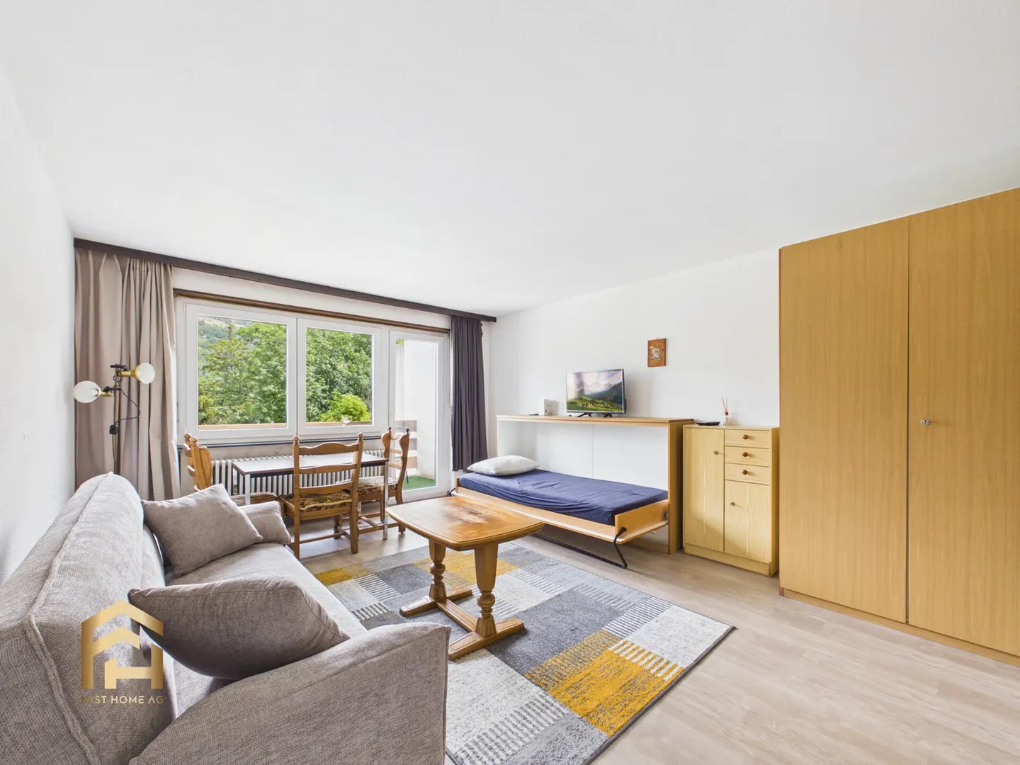 Charming Studio with Balcony in Unterbäch - Photo 1 of 13