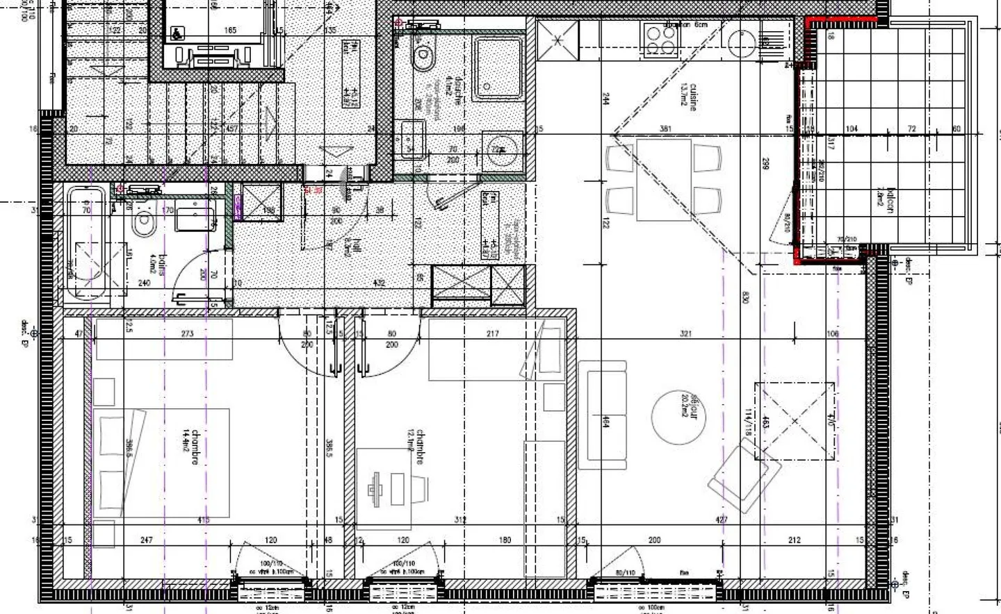 Grandcour - Appartamento arredato 3.5 locali all'ultimo piano - Foto 12 di 12