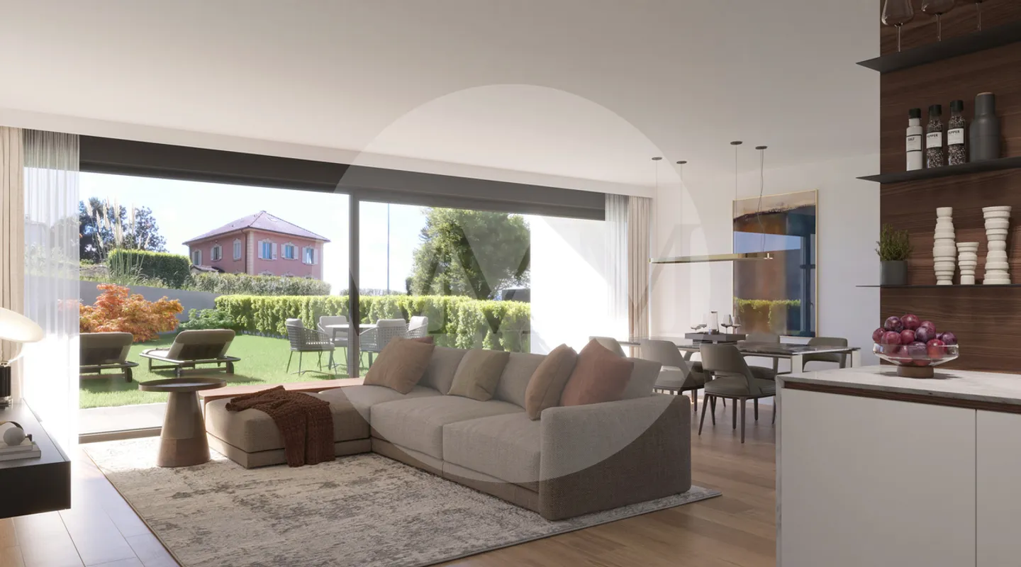 Appartamento elegante e nuovo di 4,5 stanze con giardino - Foto 4 di 5