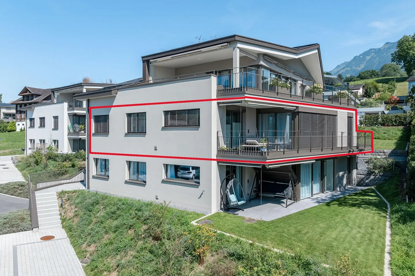 Appartamento esclusivo di 5,5 stanze con vista lago e accesso diretto all'ascensore - Foto 1 di 16