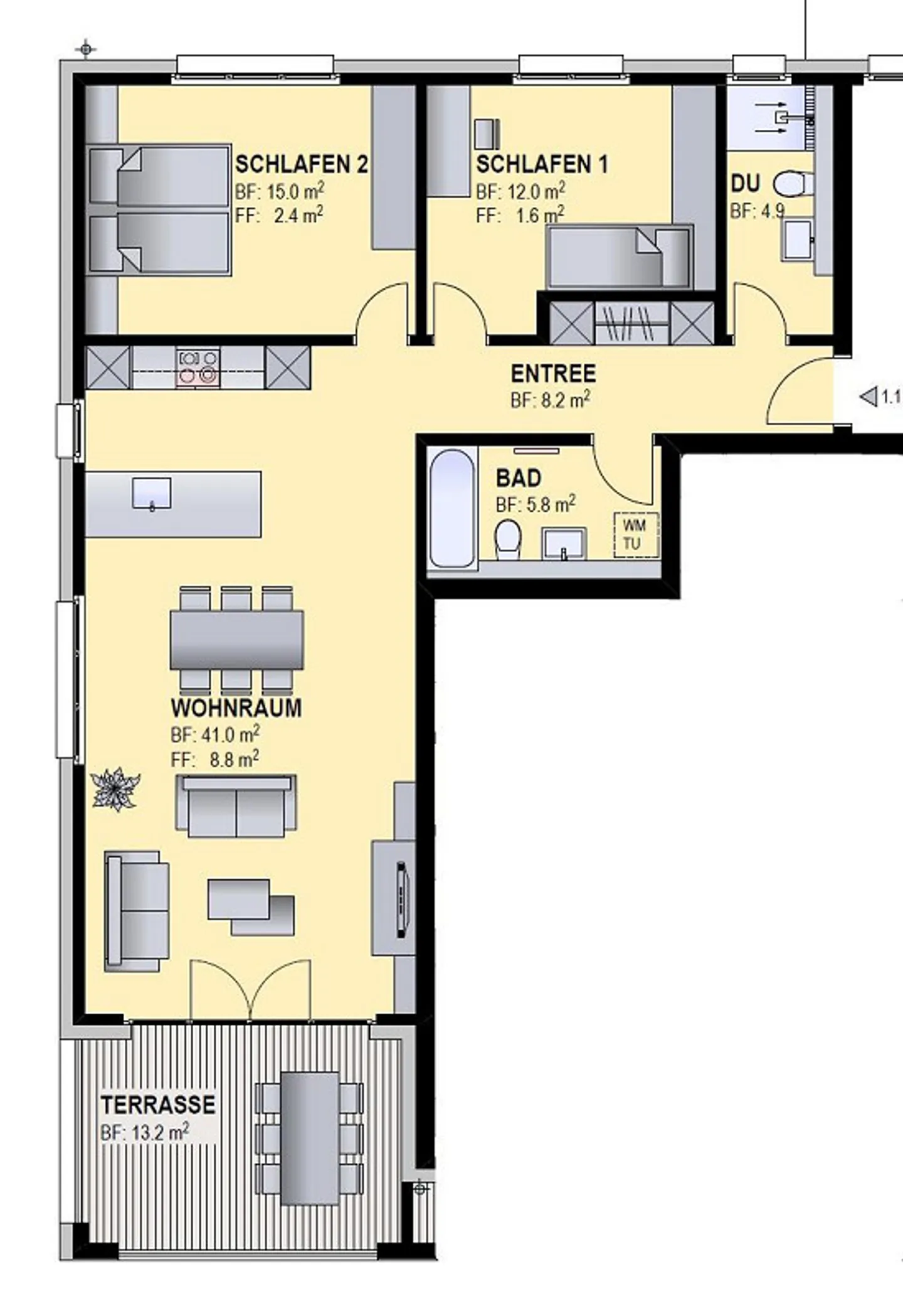 Modernes Apartment in sonniger Lage - Foto 9 von 9