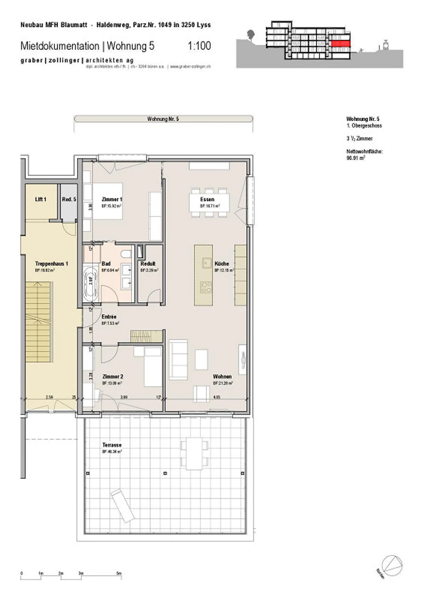 Appartamento 3.5 locali con grande terrazza - Foto 13 di 13