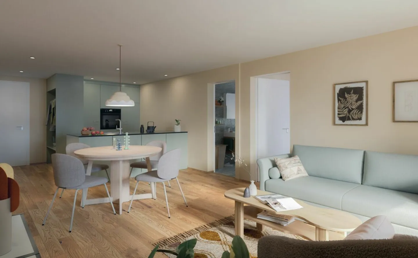 Appartement 2.5 pièces n° 2.2 avec gestion dans la Tgesa Romana - Photo 1 sur 8