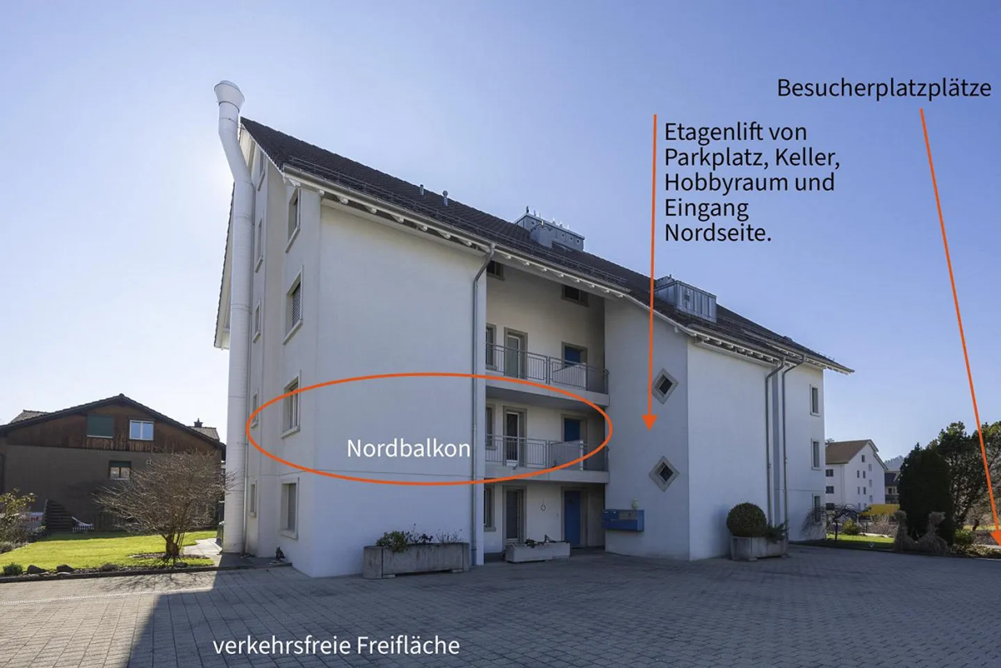 3.5-room apartment, 1st floor with approx. 121 m² of living space and elevator - Photo 13 of 21
