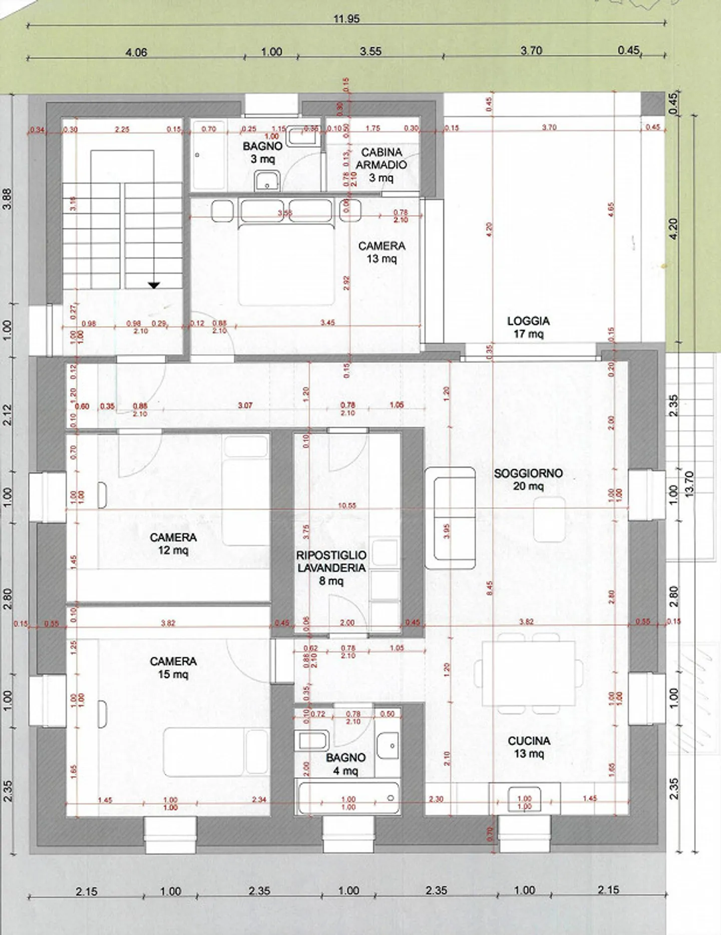 Vollständig renoviertes Haus: 2 Wohnungen und Büro in einer strategischen Lage - Foto 12 von 14