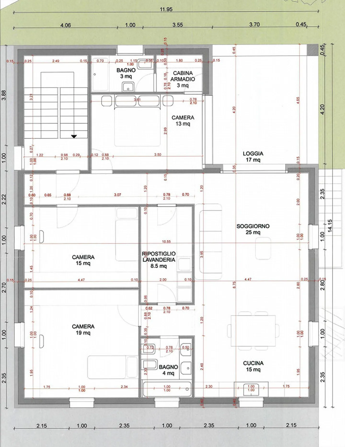 Vollständig renoviertes Haus: 2 Wohnungen und Büro in einer strategischen Lage - Foto 13 von 14