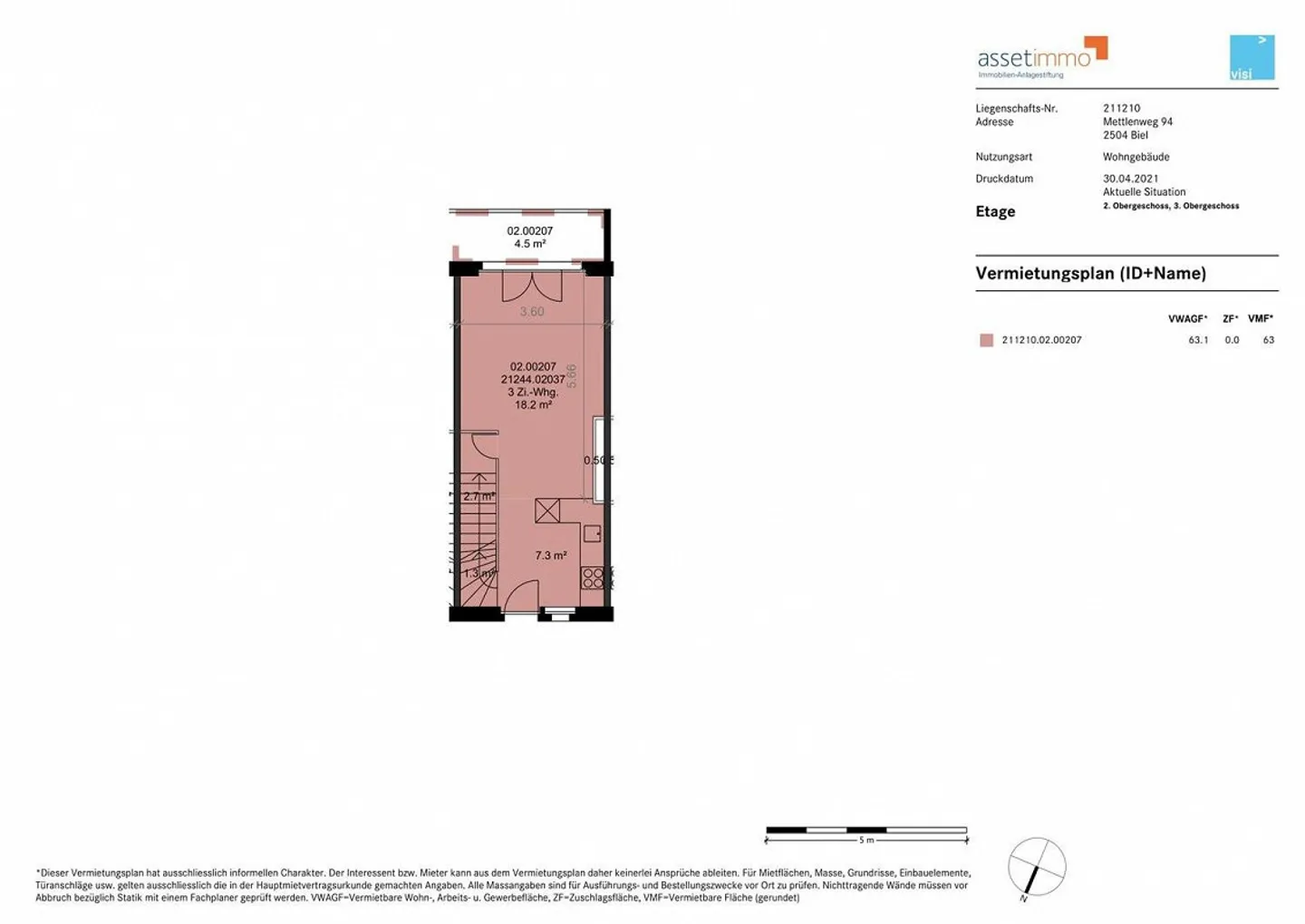 3.5-Maisonette Appartement dans un quartier familial au vert - Photo 11 sur 11