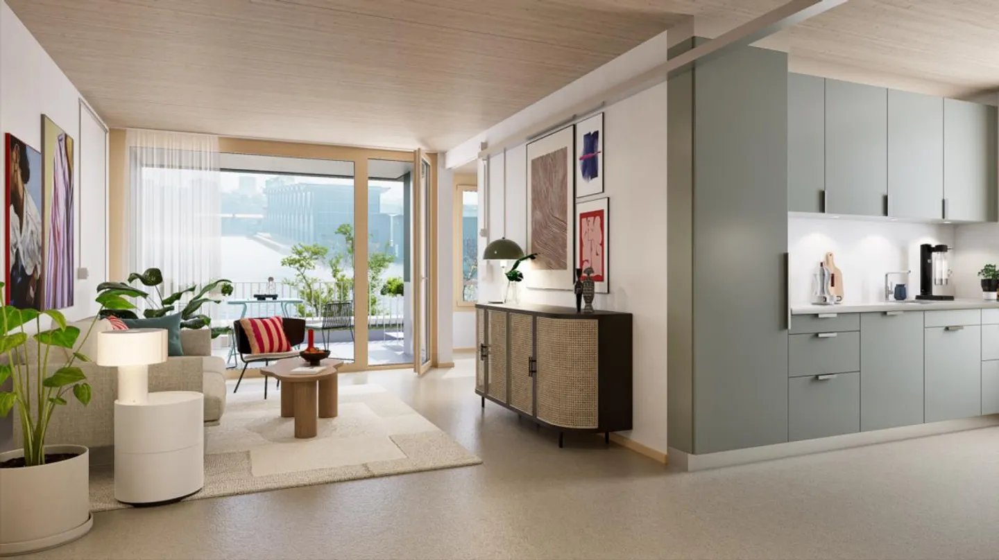 Appartements uniques de 3,5 pièces à Grenzacher-Basel! - Photo 2 sur 6