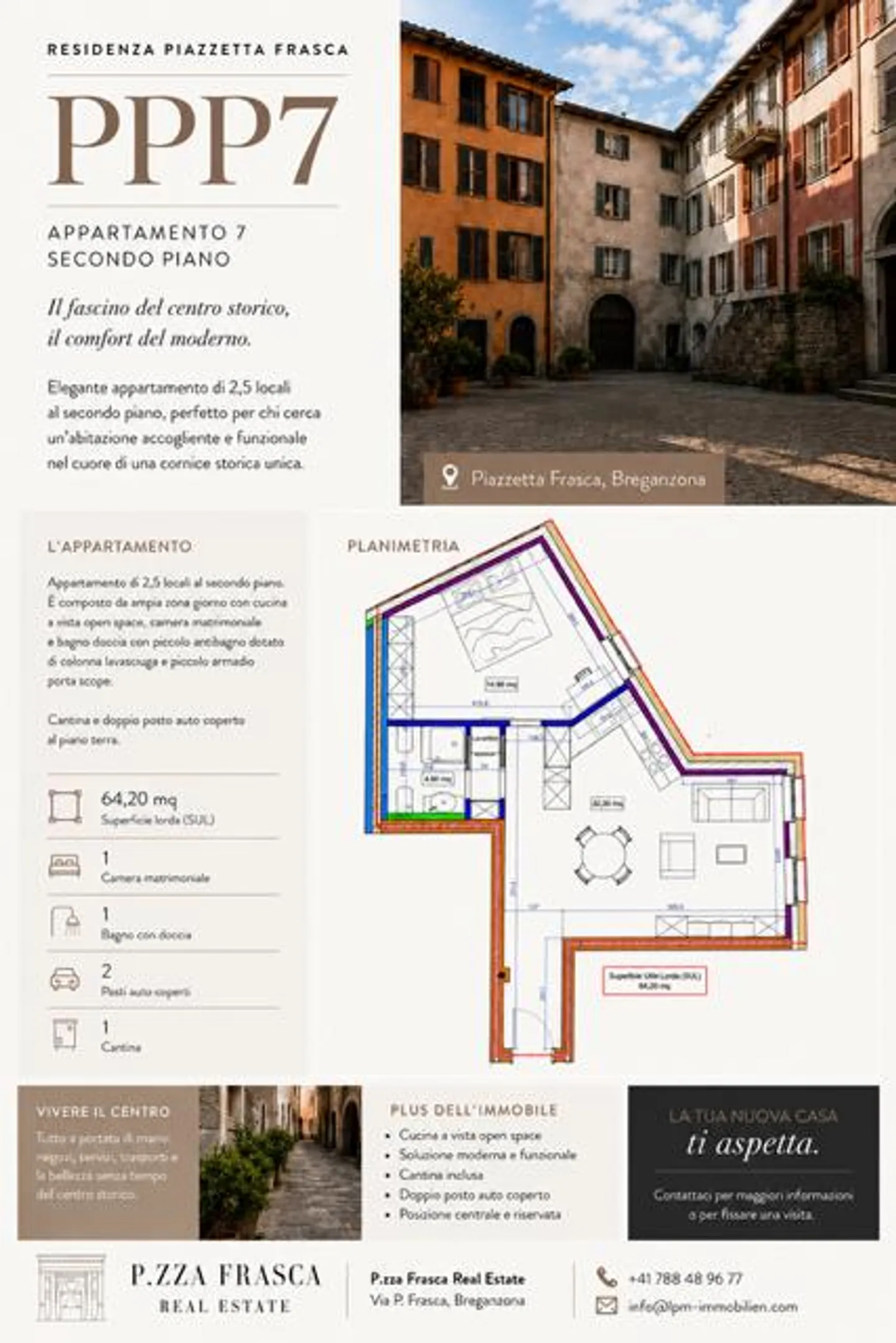 Vivere moderno con fascino storico/ 2.5 locali - Foto 4 di 9