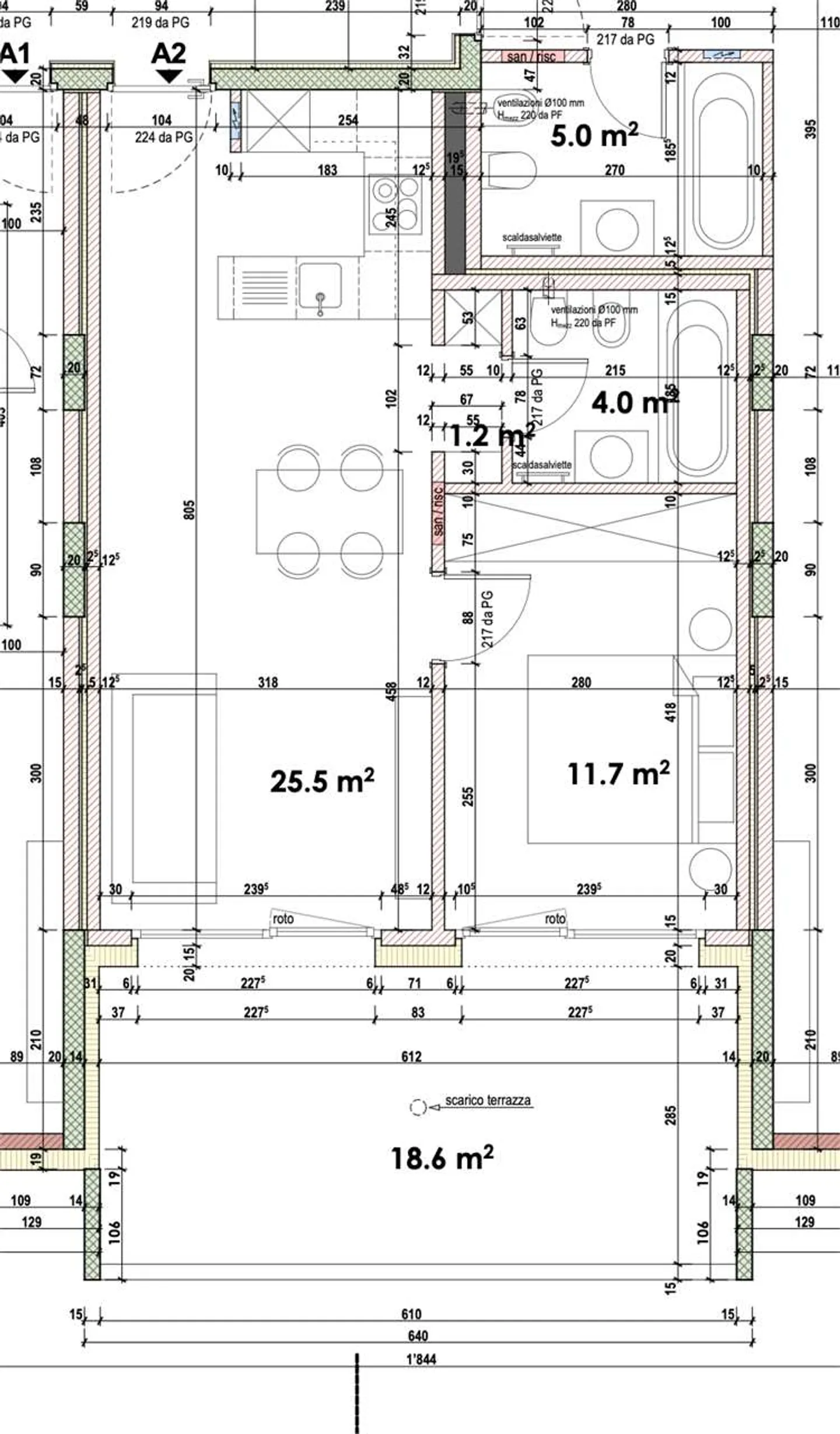 Appartamento moderno con terrazza - Foto 5 di 6