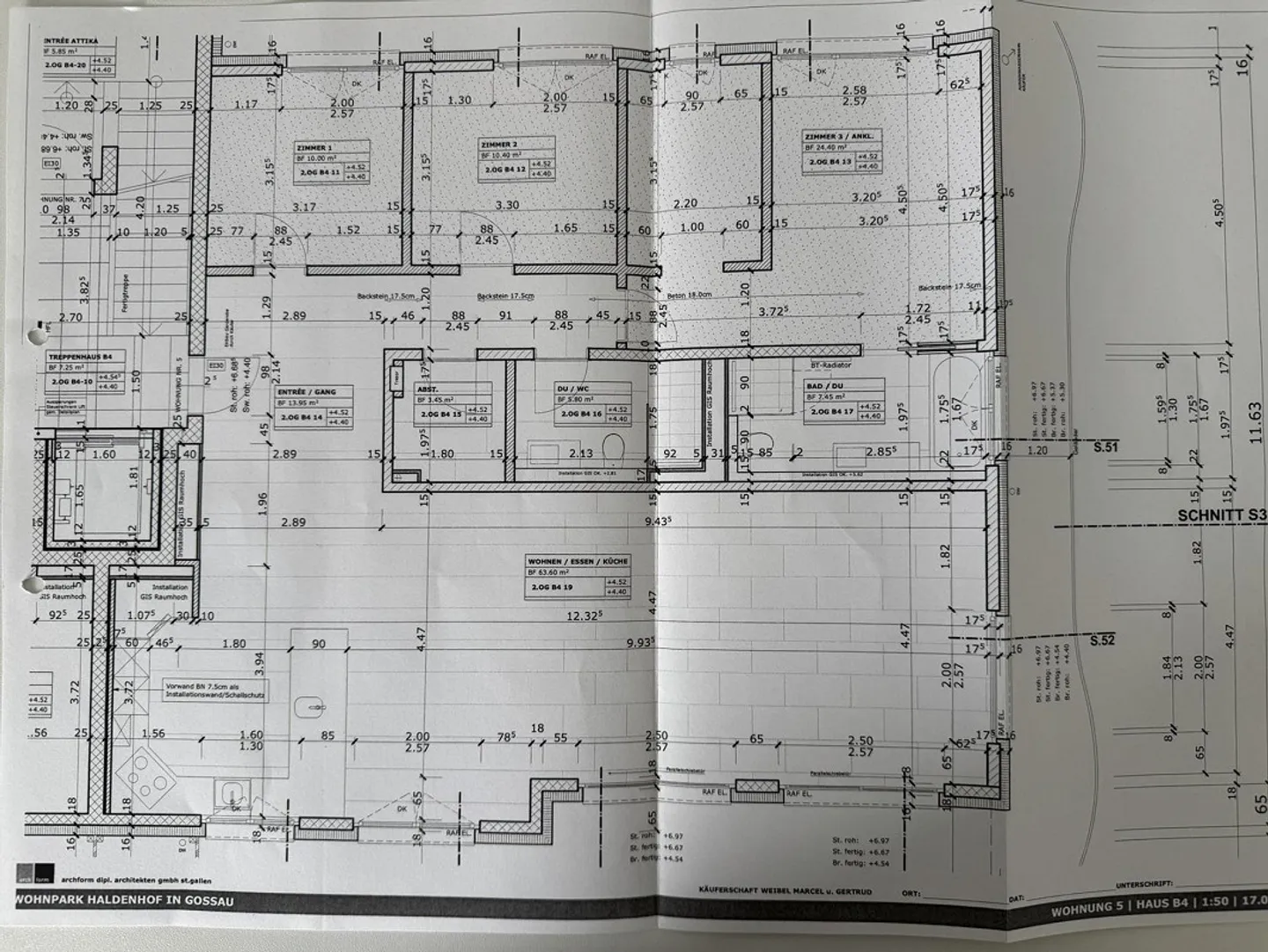 Appartement spacieux et moderne au centre de Gossau - Photo 14 sur 14