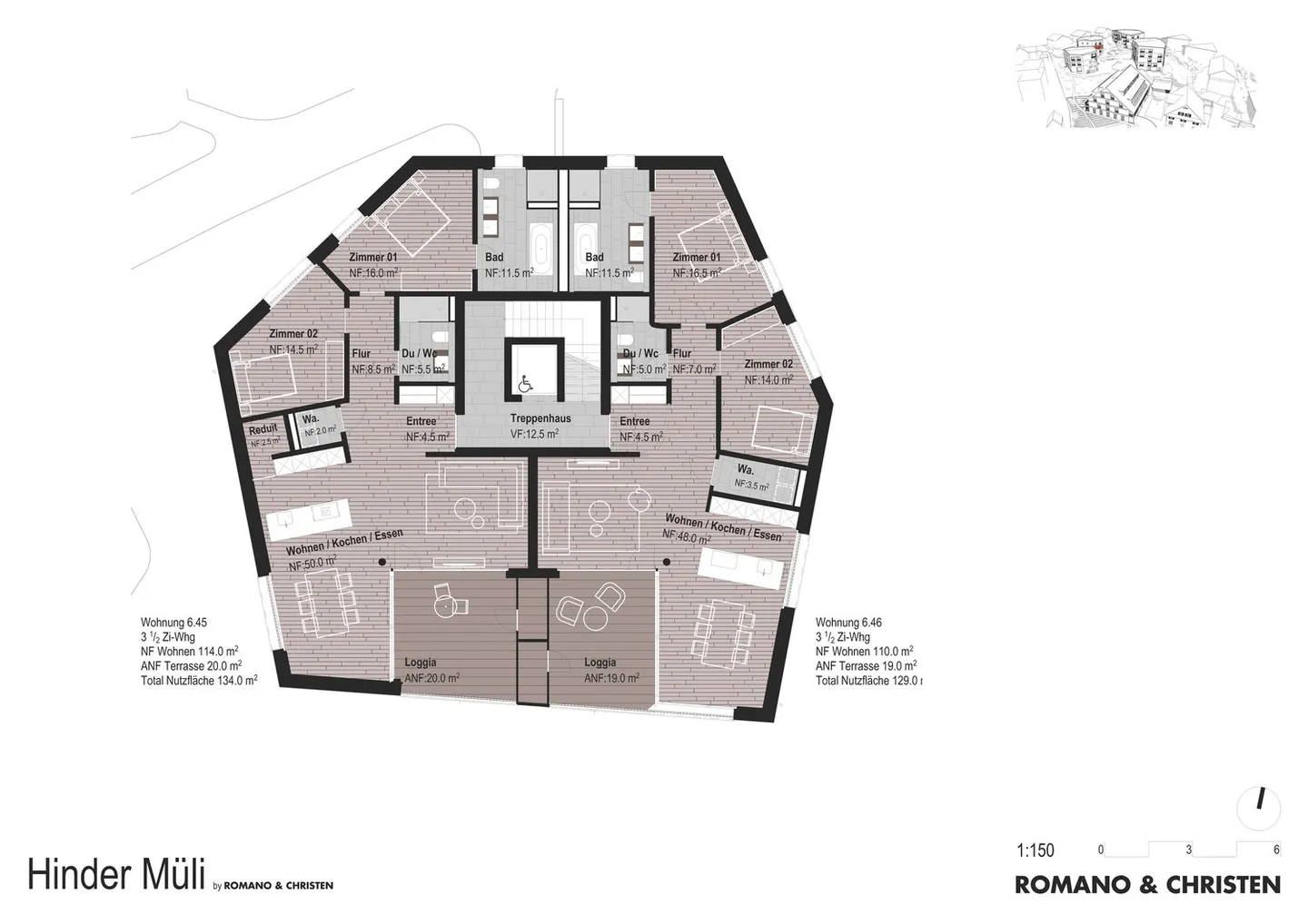 6.45 | Appartamento moderno 3.5 locali a Beromünster - Foto 10 di 10