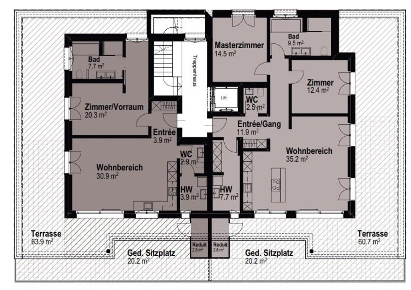 Prima occupazione - Appartamento attico di 2,5 stanze - Foto 2 di 11