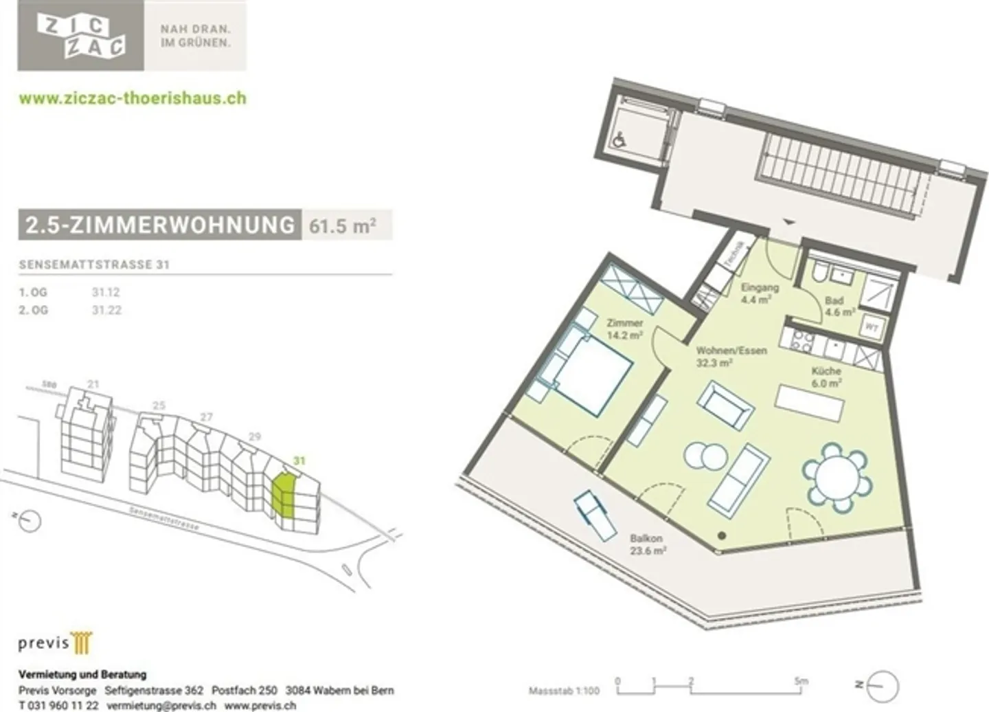 Appartamento moderno e soleggiato a Thörishaus - Foto 9 di 10