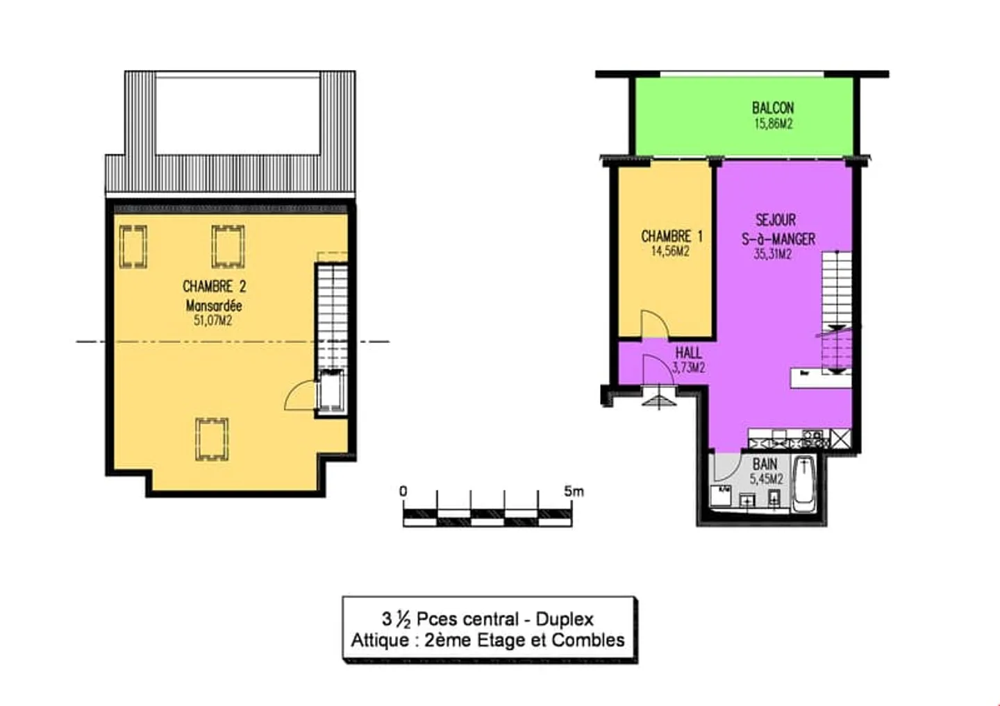 Duplex 3,5 Zimmer - Foto 7 von 7