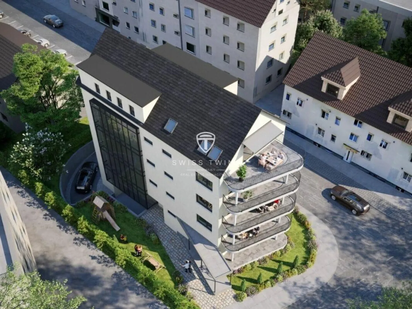 Casa multifamiliare a risparmio energetico con 5 unità e ascensore ad Amriswil - Foto 1 di 13