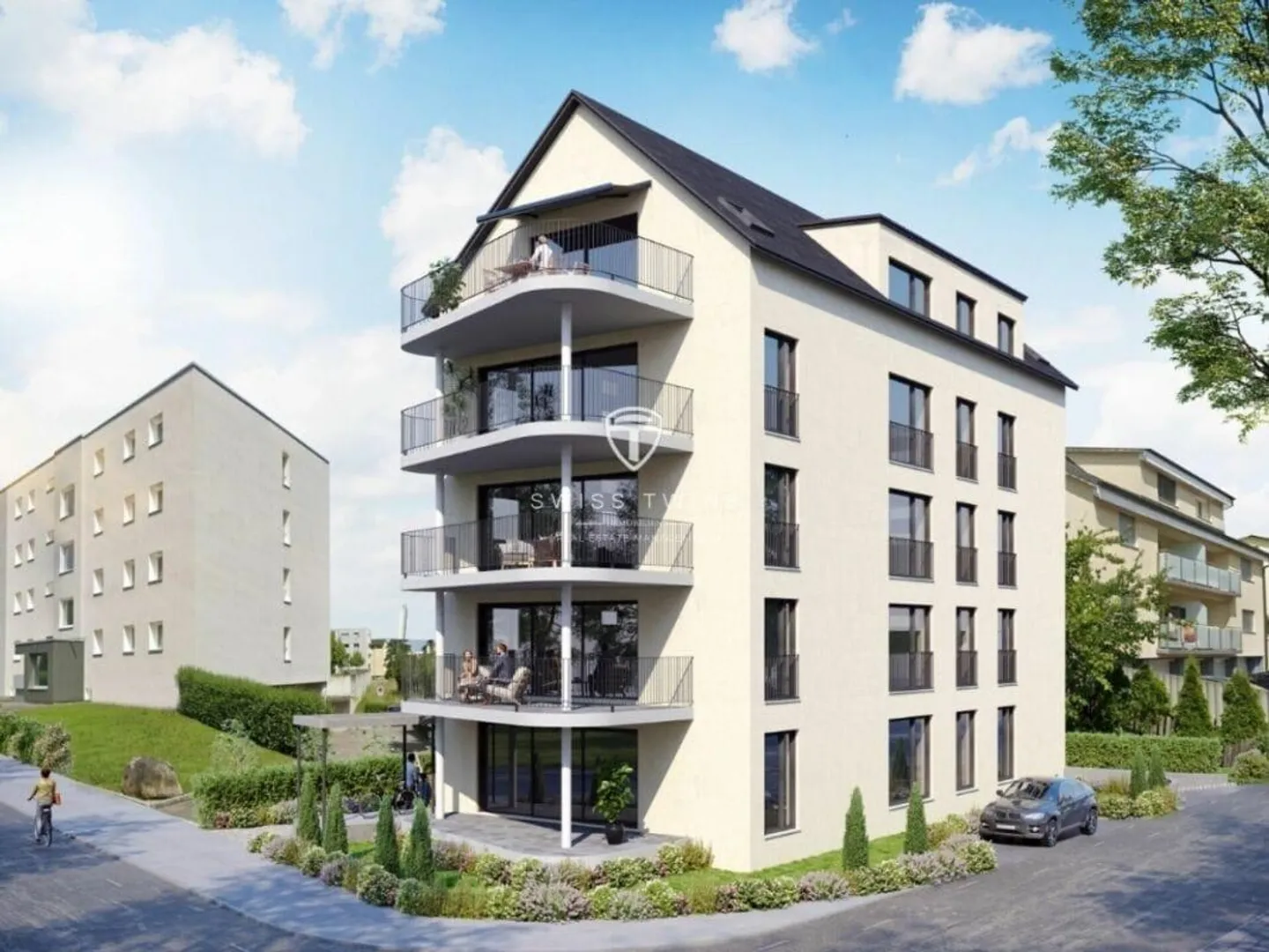 Casa multifamiliare a risparmio energetico con 5 unità e ascensore ad Amriswil - Foto 2 di 13