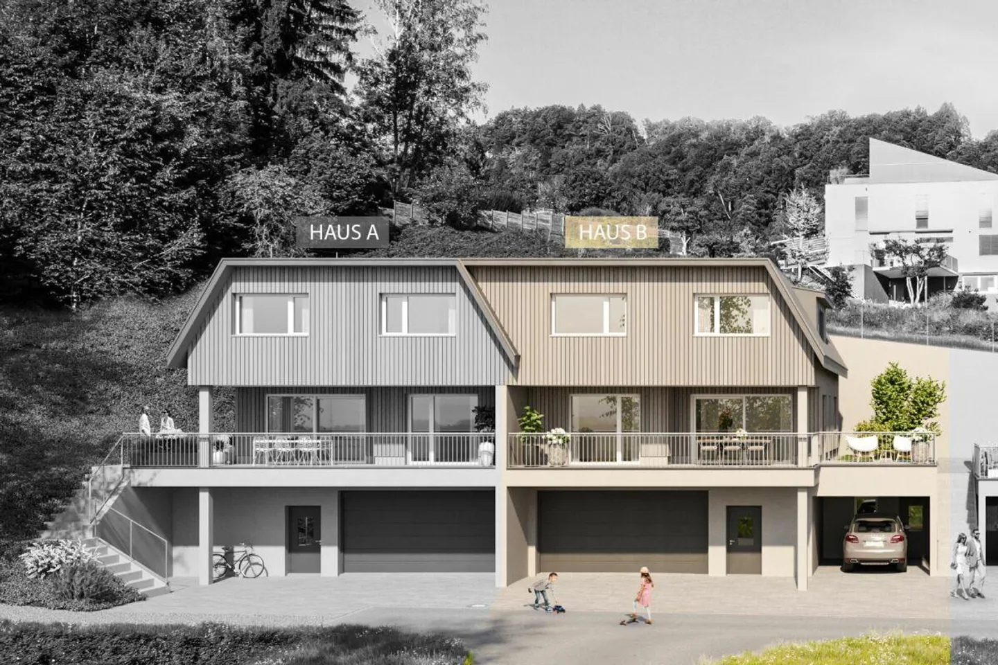 Neubau Doppeleinfamilienhäuser - Wohnen mit Weitblick - Foto 12 von 15