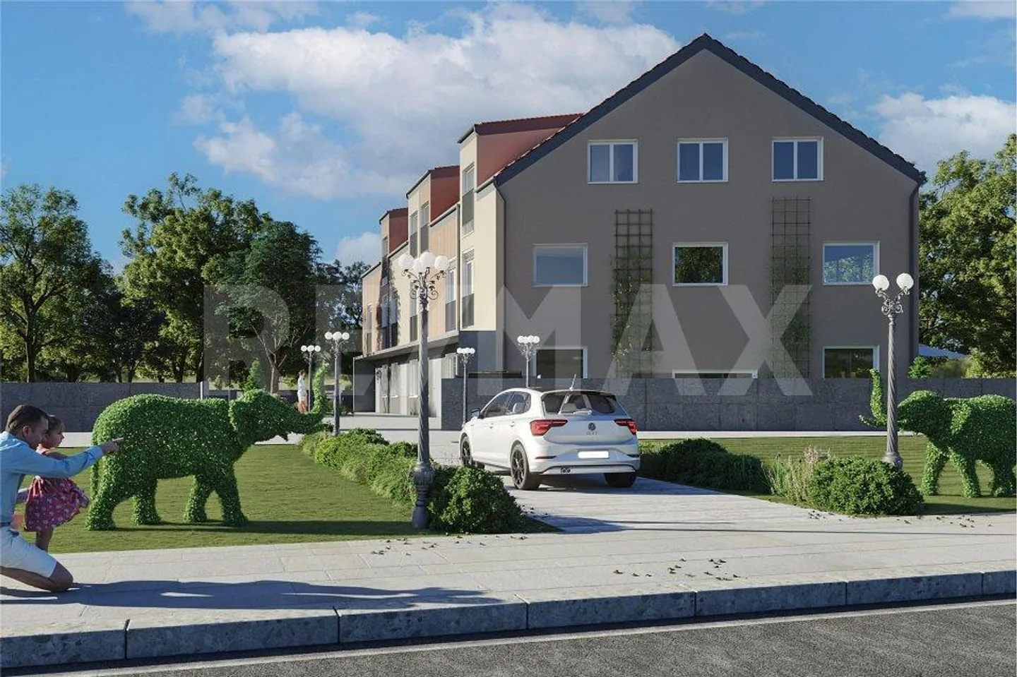 Nuovo progetto di costruzione casa a schiera, da 135 m² di superficie abitabile, inclusi due garage, 3 piani e seminterrato - Foto 11 di 11