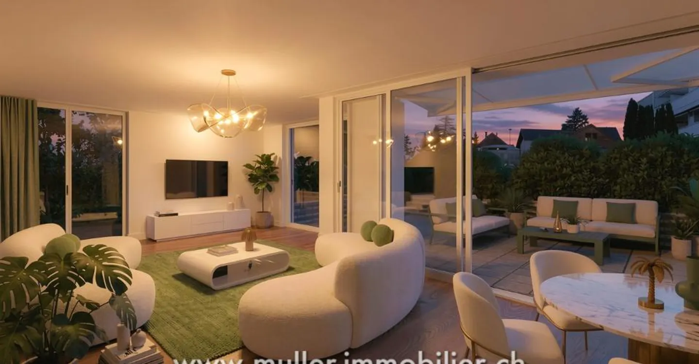 Geräumige 5,5 Zimmer mit Terrasse und Garten 5 Minuten von Romont entfernt - Foto 1 von 10