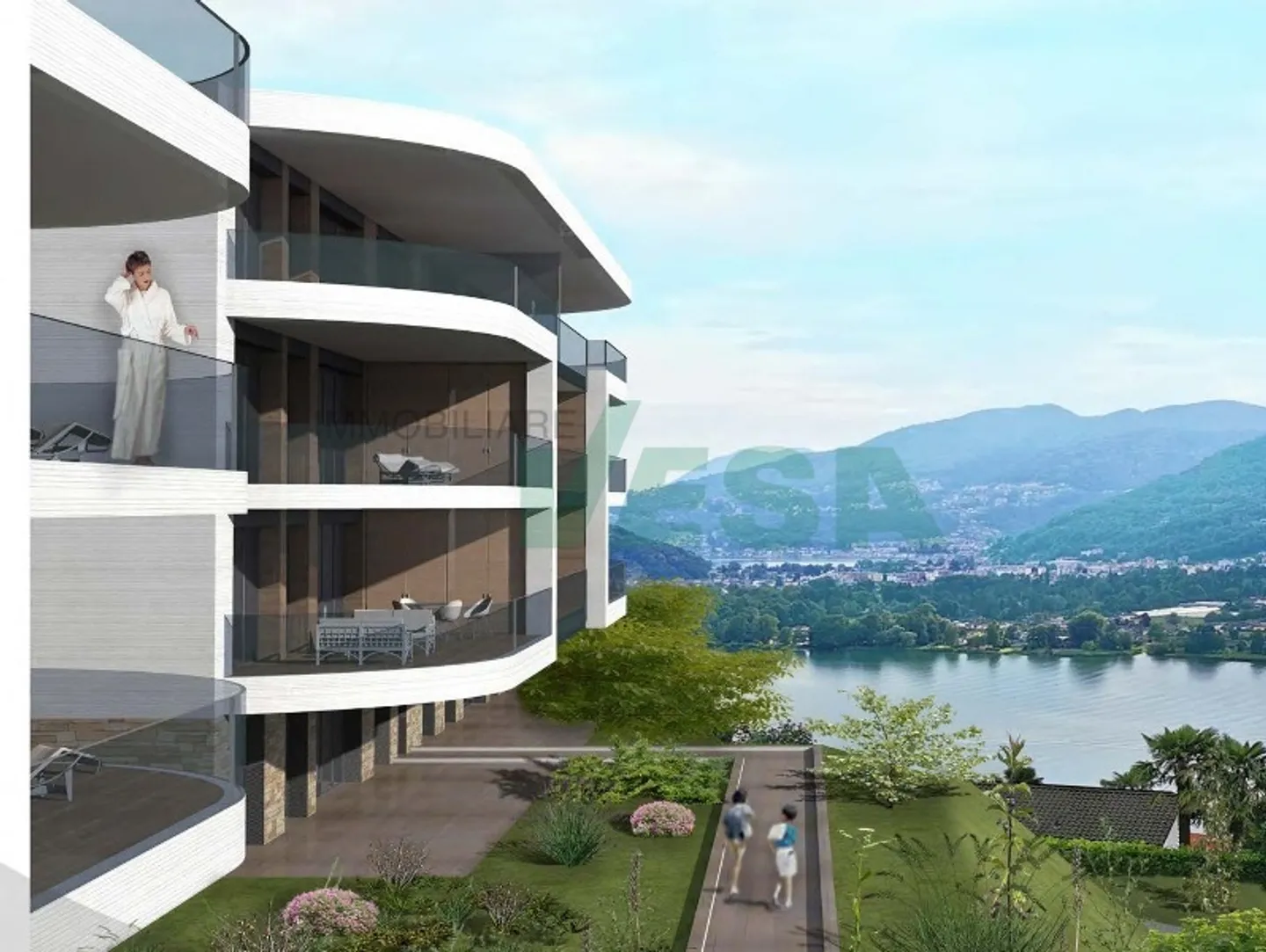 Nuovo lussuoso appartamento 2,5 locali con bella terrazza e giardino - Foto 4 di 9