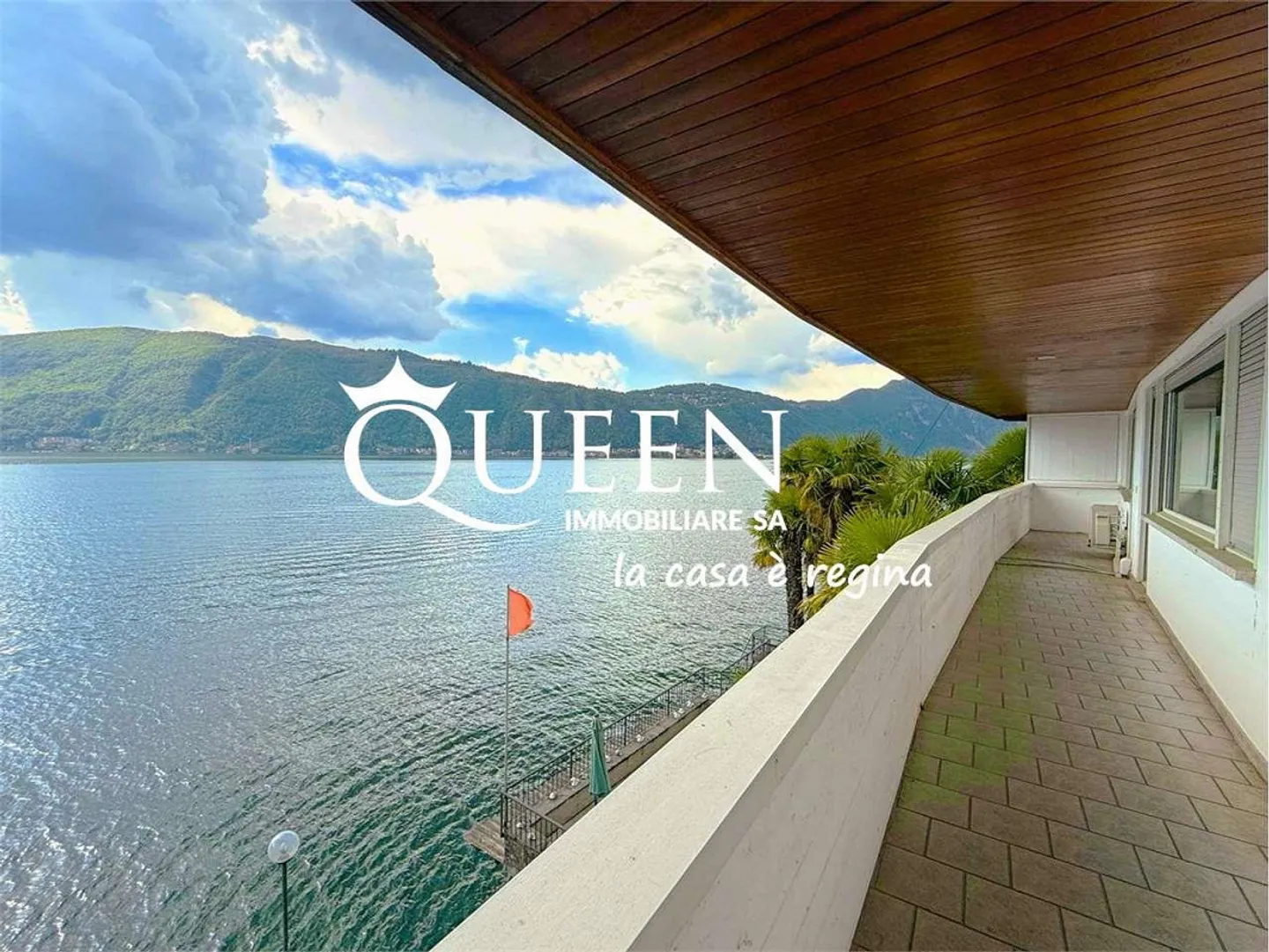 Bissone: Villa am Wasser, 6 Zimmer, 300 qm, Terrassen, Portico - Foto 4 von 13