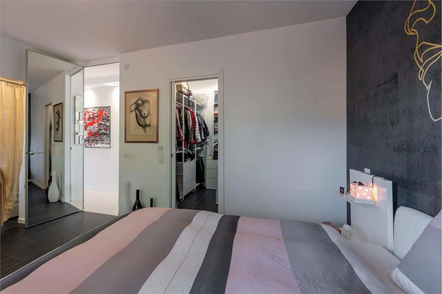 Penthouse lumineux avec 4 chambres et vue sur le lac à Paradiso - Photo 10 sur 12