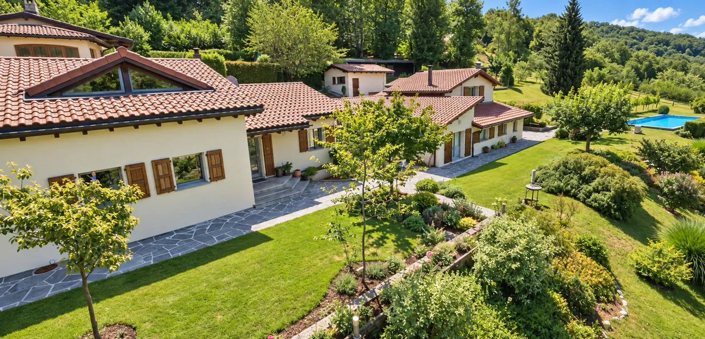 Villa Padronale: Pool und 2 Abhängigkeiten in der Ruhe von Capriasca - Foto 4 von 27
