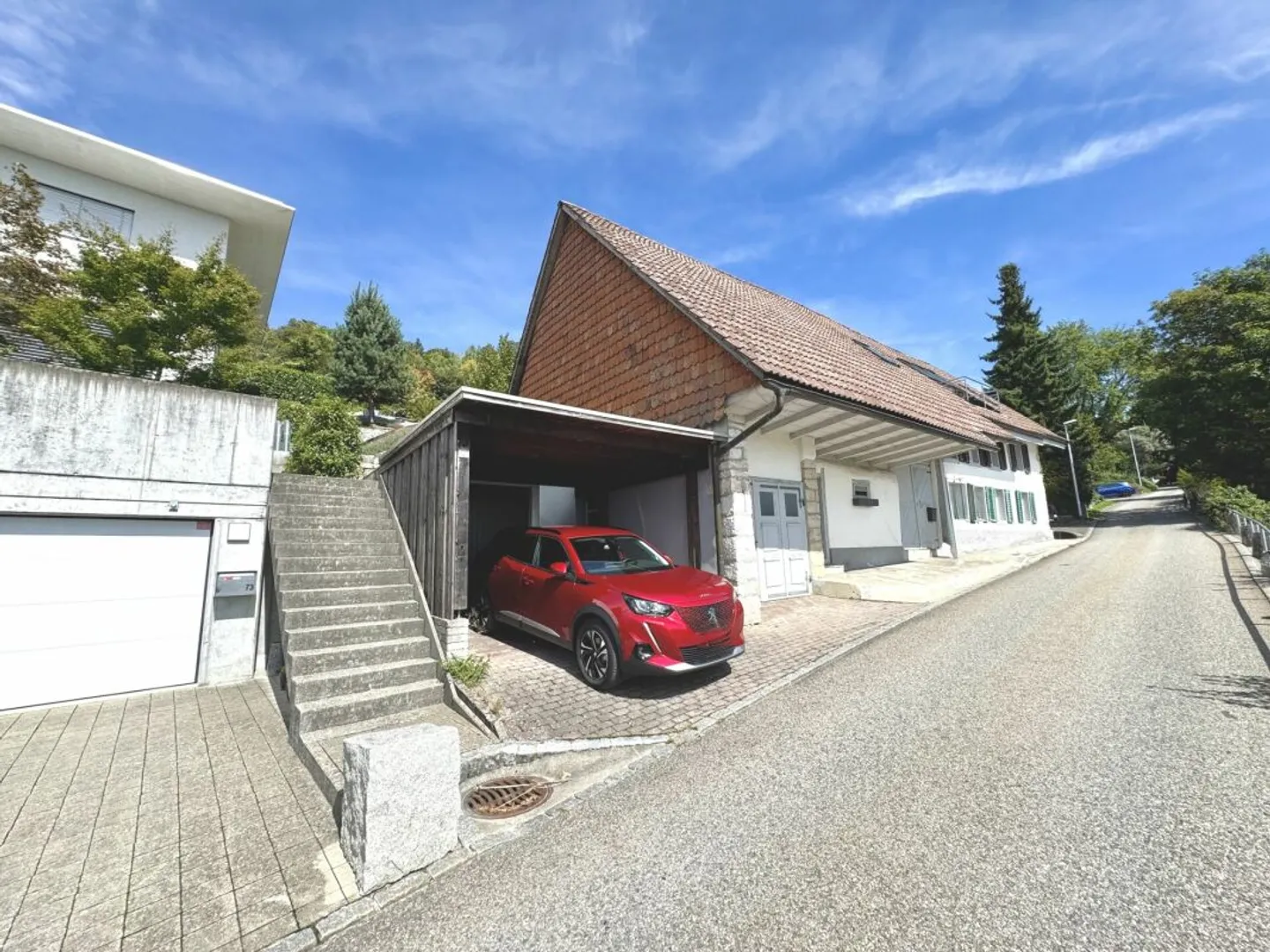 Exclusive Residential Idyl: Charming Farmhouse on Southern Slope with Great Potential in Oensingen - Photo 3 of 25