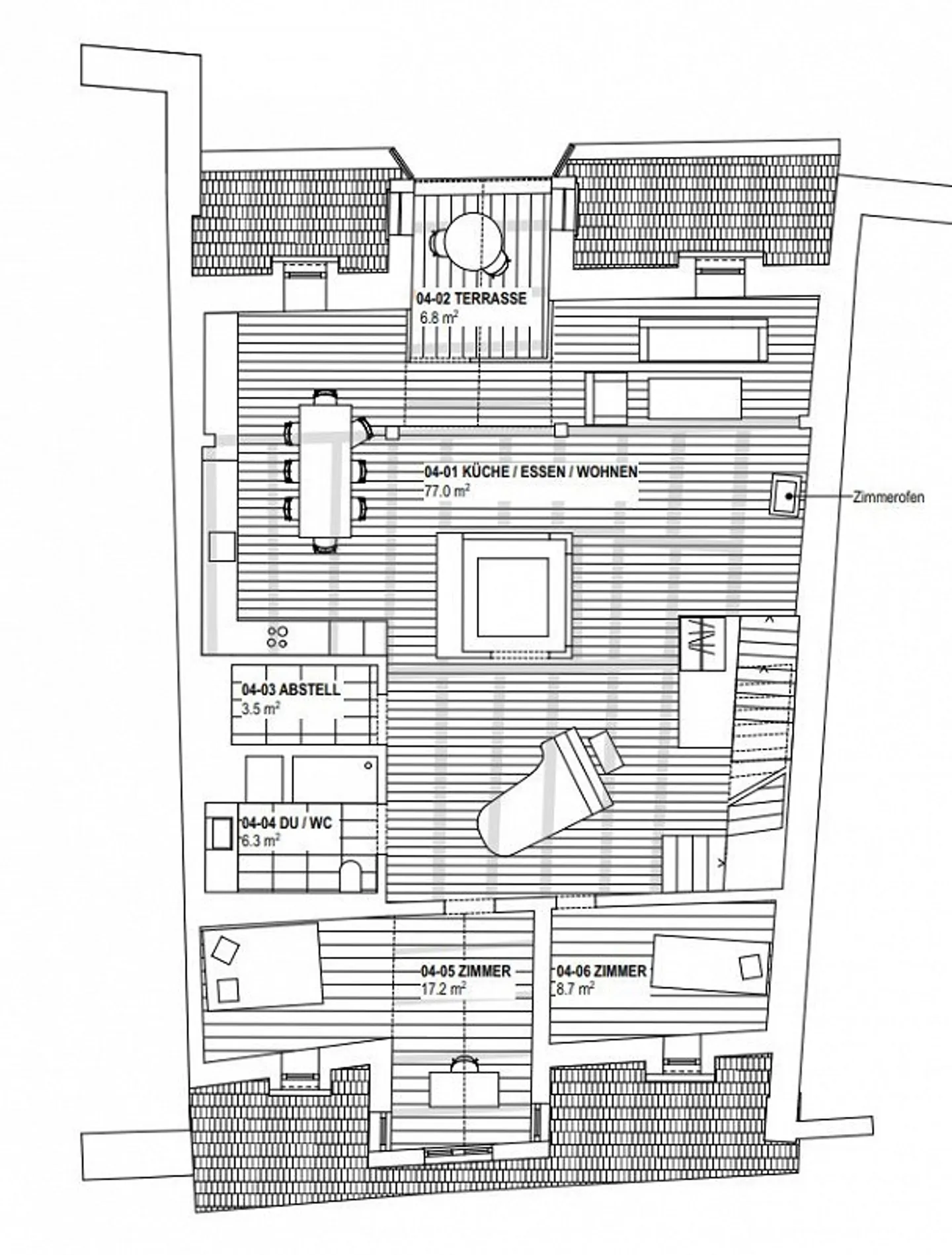 einzigartige Maisonette-Wohnung zu vermieten - Foto 7 von 8