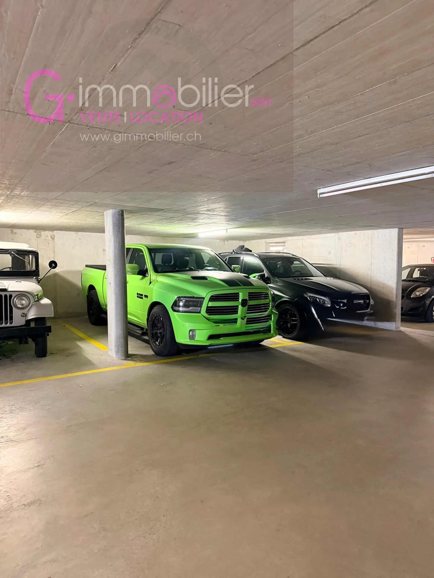 One or two indoor parking spaces in an underground parking lot - Photo 5 of 5