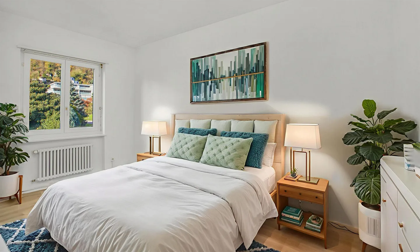 GELEGENHEIT - BEQUEM UND HELL 4.5 ZIMMER RENOVIERT IN AGNO - Foto 6 von 9