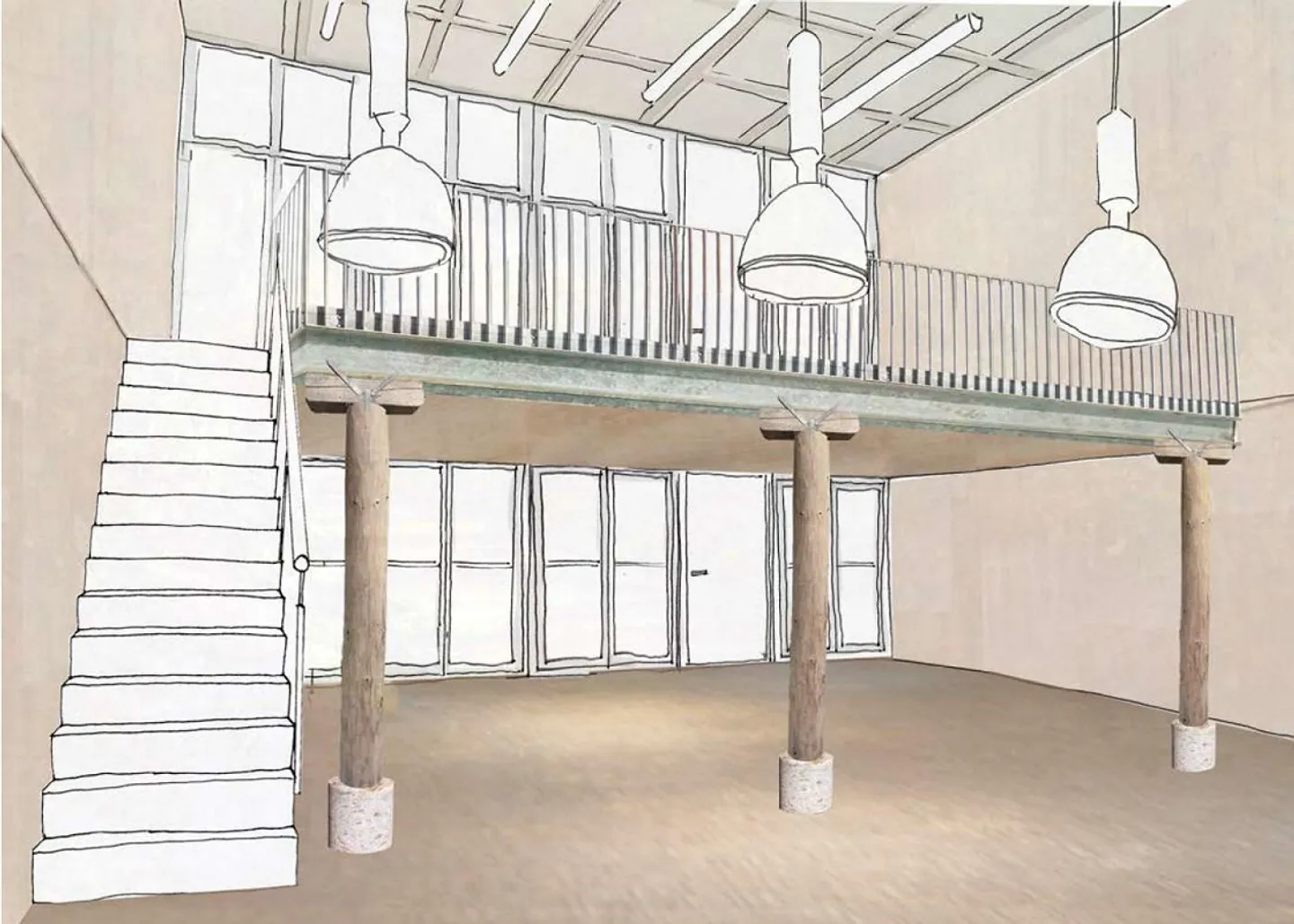 Chambres dans l'ancienne maison de turbine (24 à 85m2) - par exemple T/EG/04 : 63m2 - Photo 2 sur 12