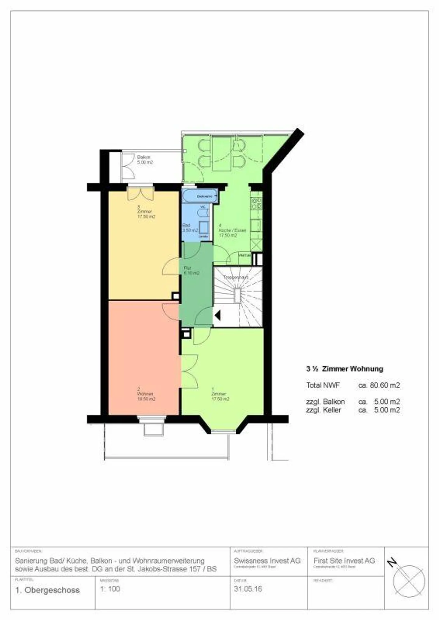 Charmante 3.5-Zimmer-Wohnung - Foto 12 von 12