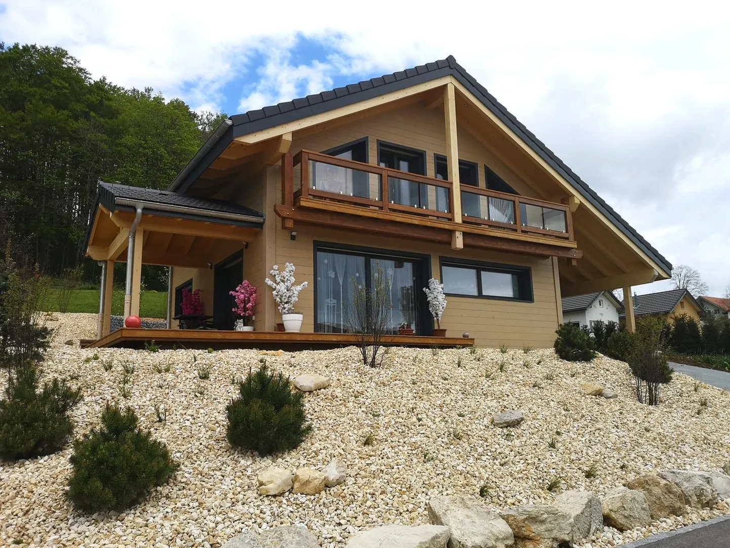 Casa moderna in legno massello, casa su lotto 1288 pronta 01.04.2026 - Foto 5 di 9