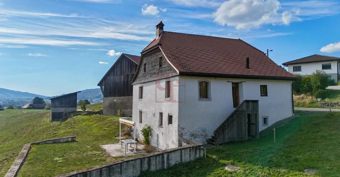 Bella proprietà caratteristica con vista mozzafiato a 5 minuti da Bulle - Foto 1 di 12