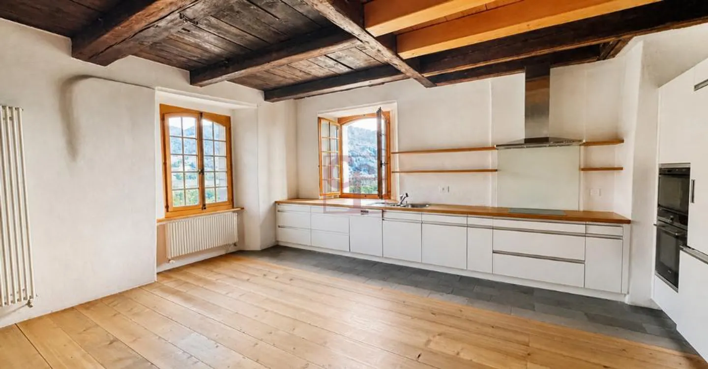 Bella proprietà caratteristica con vista mozzafiato a 5 minuti da Bulle - Foto 4 di 12